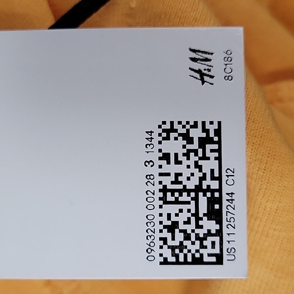 H&M Divided terry cloth halter bandeau sundress orange size xs - Picture 10 of 10